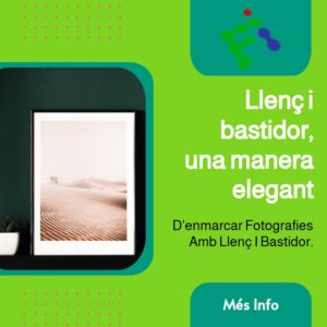 llens bastidor fotoindex enmarcacio personalitzada